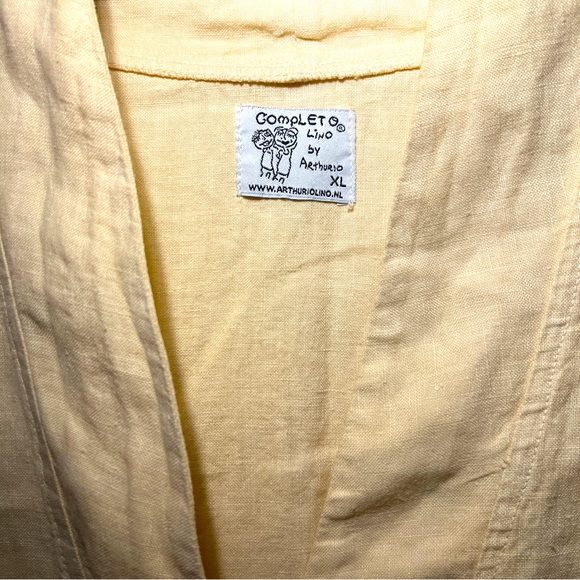 Completo Lino by Arthurio flax linen tunic with pockets - Picture 4 of 5